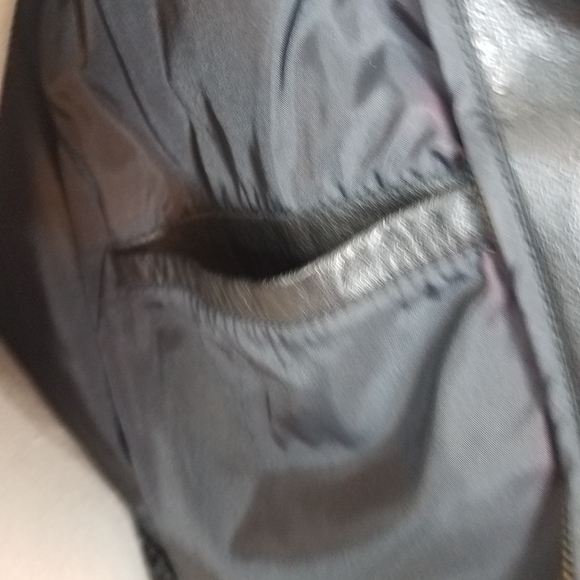 Byrnes & Baker Leather Jacket Bomber Classic Racer Motorcycle MotoCloak Size XL - Picture 5 of 7